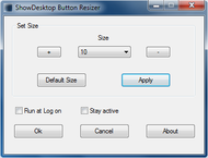 Showdesktop Button Resizer screenshot